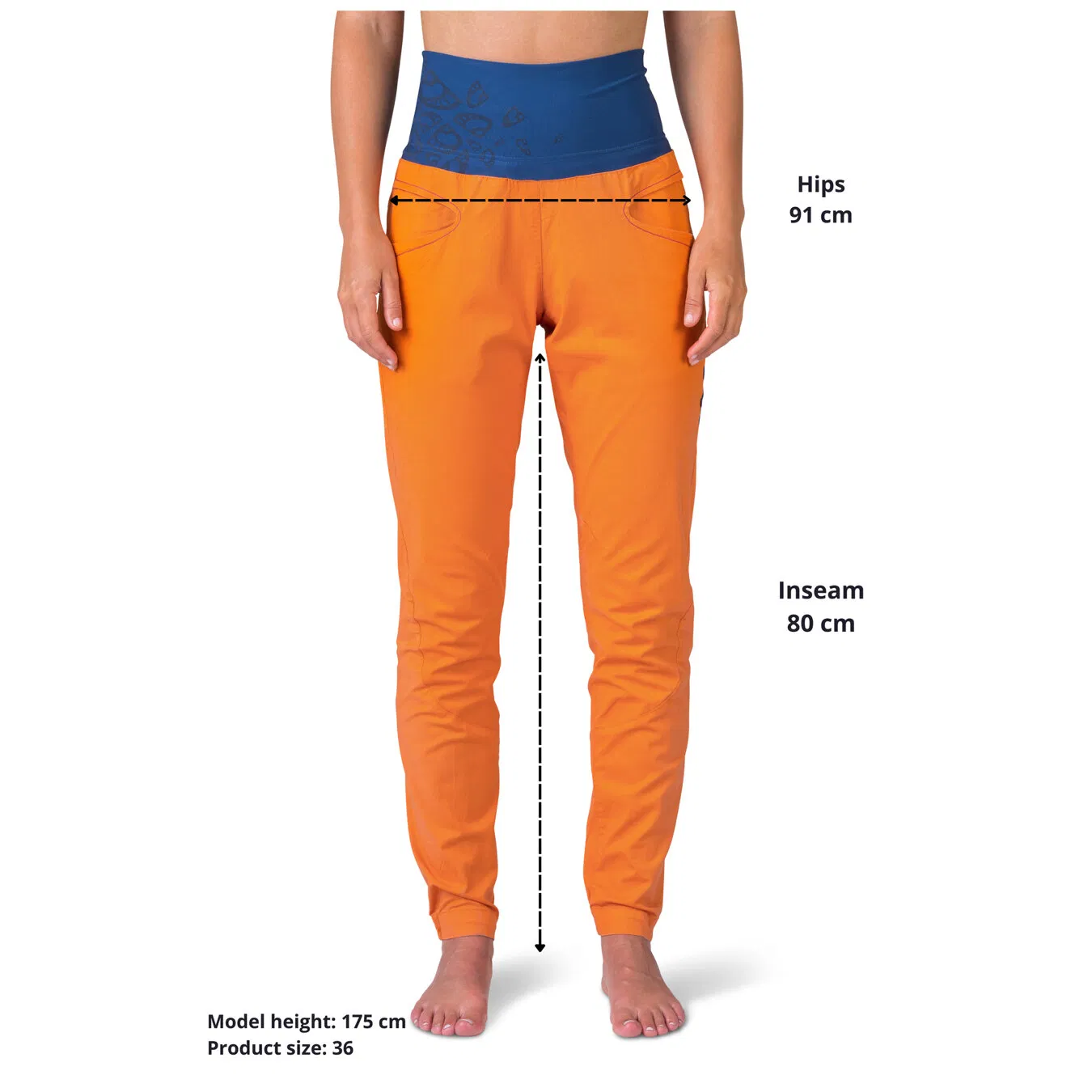 Nohavice Rafiki Massone W celosia orange 11